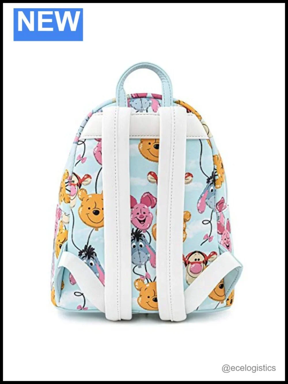 Loungefly Disney Winnie the Pooh Double Strap Shoulder Bag Faux Leather Purse